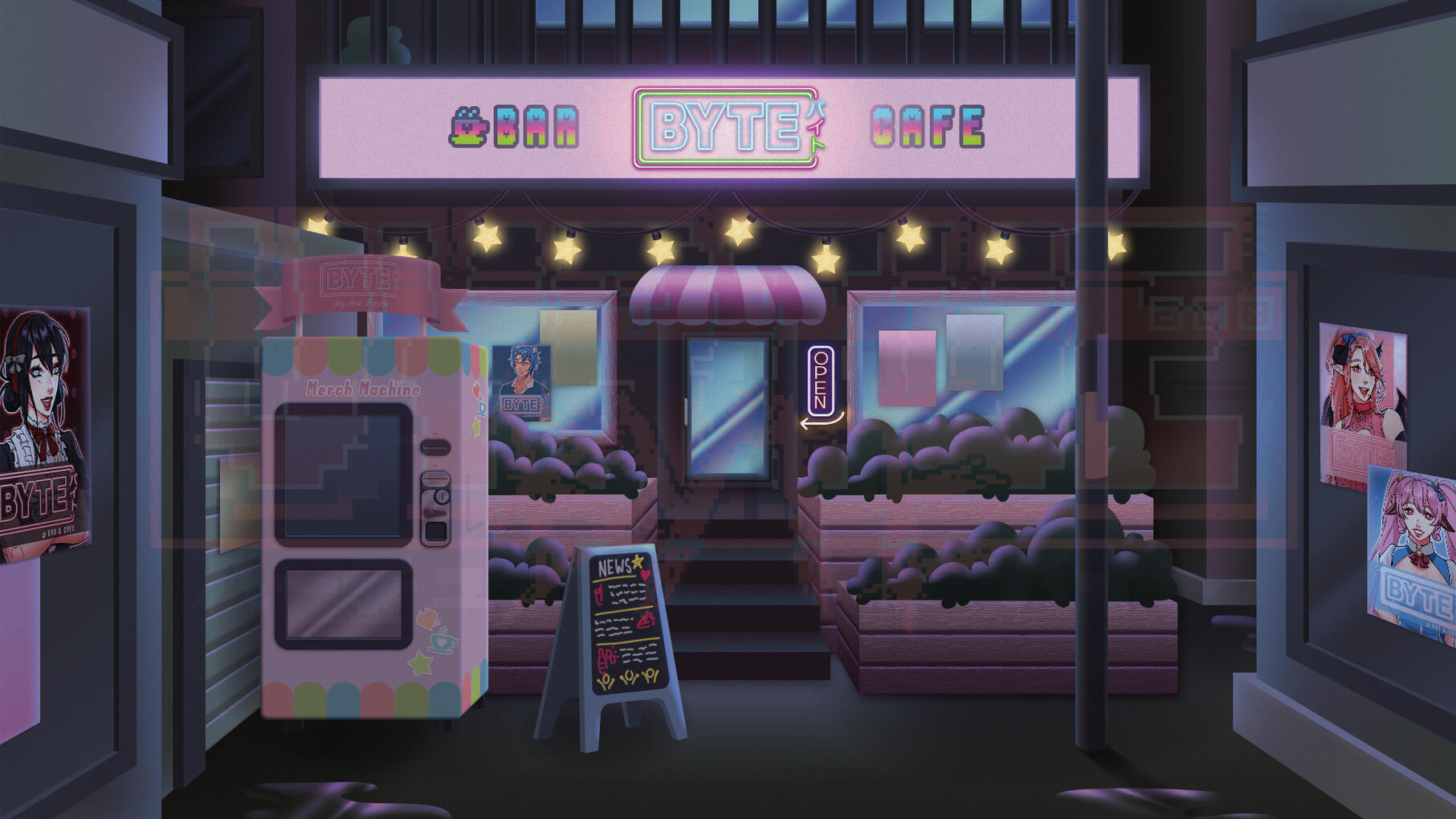 BYTE Bar & Cafe: Storefront