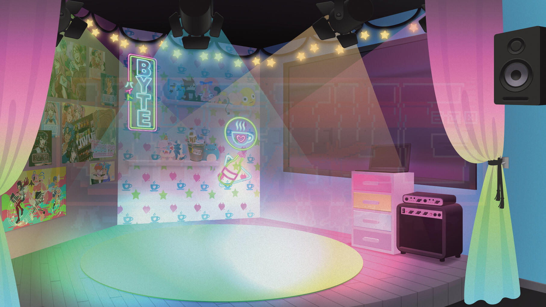 BYTE Bar &amp; Cafe: Stage Section